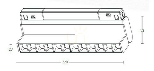 Verifica Lampă cu grilă 12W 3000k negru cu funcție de reglare ZAMBELIS