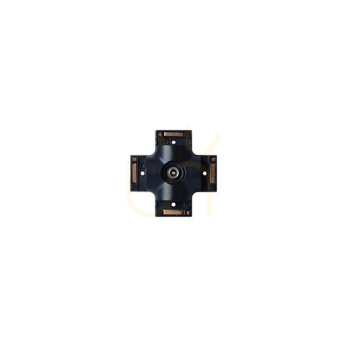 Verifica Conector în cruce Zambelis 23148 pentru sistemul magnetic 48V Space Frame, negru mat