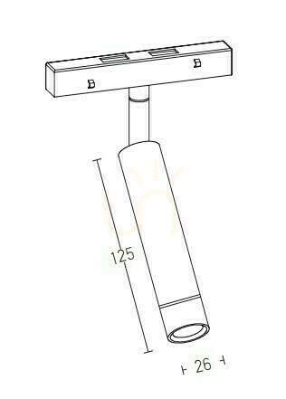 Verifica Track Light 5W 3000k negru Dali Dimmable ZAMBELIS