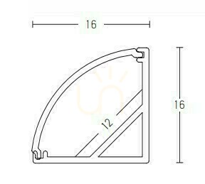1pcs 2M Profil din aluminiu 1pcs 2M Opal PC Cover ZAMBELIS 1 1pcs 2M Profil din aluminiu 1pcs 2M Opal PC Cover ZAMBELIS small 1