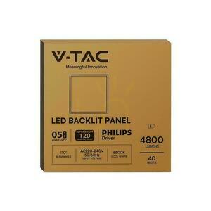 Panou LED V-TAC 40W 600x600 backlight 33mm 120Lm/W sursă de alimentare Philips VT-61040 4000K 4800lm 5 ani garanție 5 Panou LED V-TAC 40W 600x600 backlight 33mm 120Lm/W sursă de alimentare Philips VT-61040 4000K 4800lm 5 ani garanție small 5
