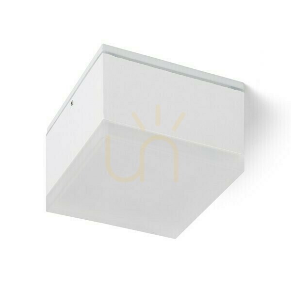 previzualizare Plafonduri în aer liber Orin Sq Ceiling White Satin Acrylic 230 V Led 10 W Ip54 3000 K Plafonduri în aer liber Orin Sq Ceiling White Satin Acrylic 230 V Led 10 W Ip54 3000 K