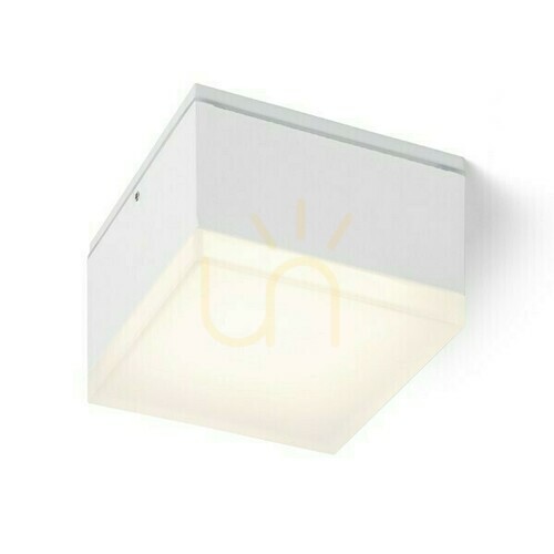 Verifica Plafonduri în aer liber Orin Sq Ceiling White Satin Acrylic 230 V Led 10 W Ip54 3000 K