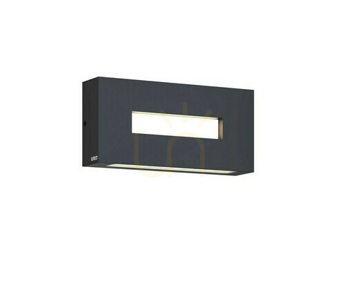 Verifica Aplică de perete exterior LED Lutec ARTEO gri aluminiu 12W 5117002454