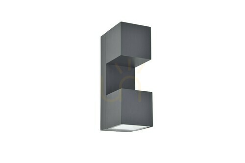 Verifica Aplică perete exterior LED Lutec FARI 5117401118 gri aluminiu 10W IP54