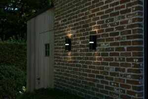 Aplică de exterior Lutec MIKA 5117201012, up/down 2 × GU10 max 14 W + bandă LED, IP54, negru mat, 19 × 7,9 × 6,8 cm small 2