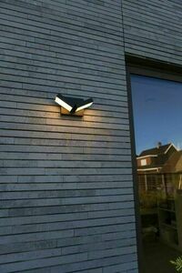 Lampă de perete exterior LED Lutec Twisto 13W gri aluminiu 5116303118 small 5