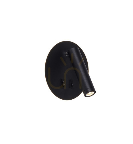 Verifica Lampă de perete CIRCA W4107-BK Negru 1xLED