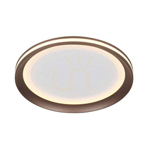 Verifica Plafonieră LED Italux Artizo maro-cafea 18 W Ø30,2 cm PLF-02326-S-CFF