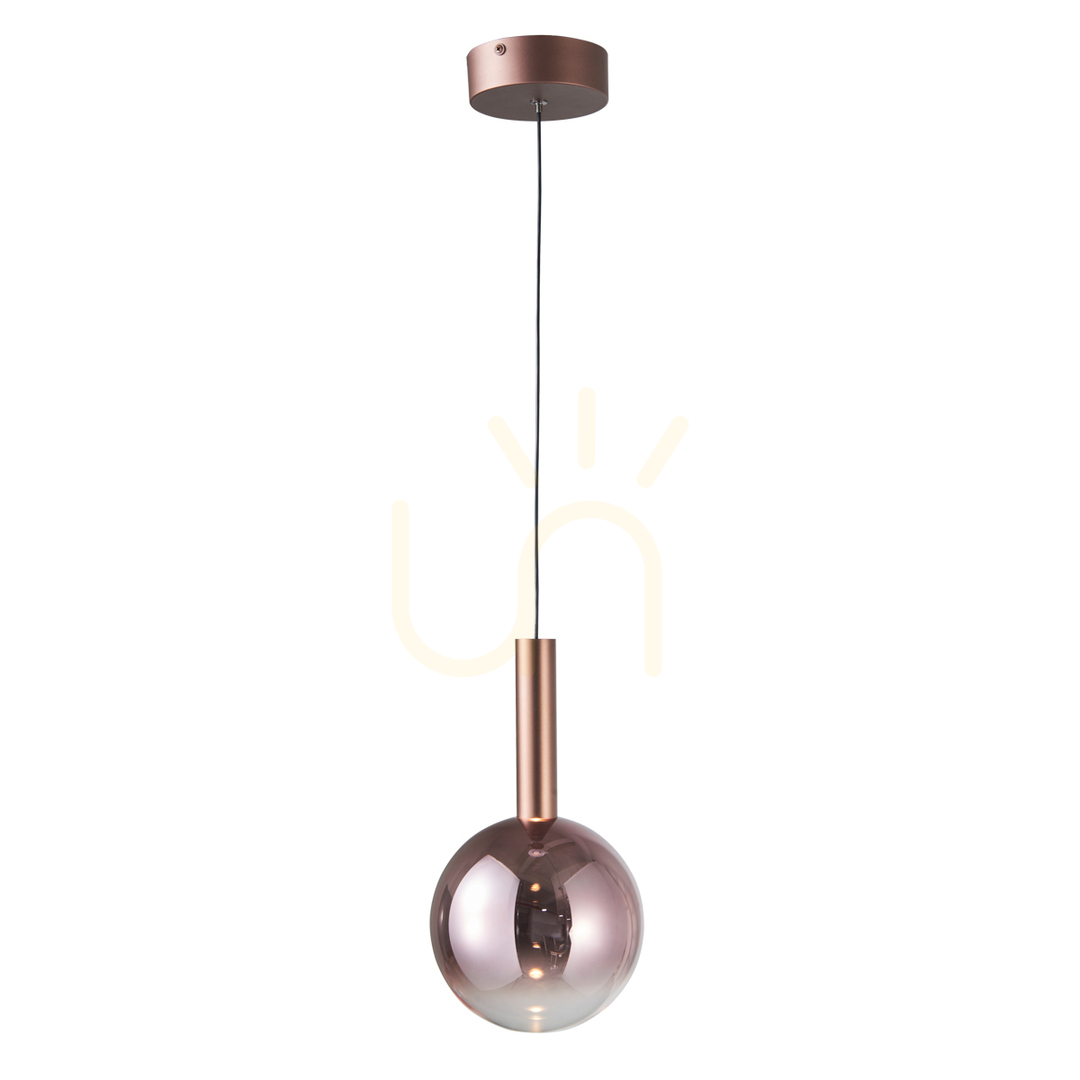 Verifica Pendul Italux Camino LED cupru 20 cm PND-24038-1A-COPP Pendul Italux Camino LED cupru 20 cm PND-24038-1A-COPP