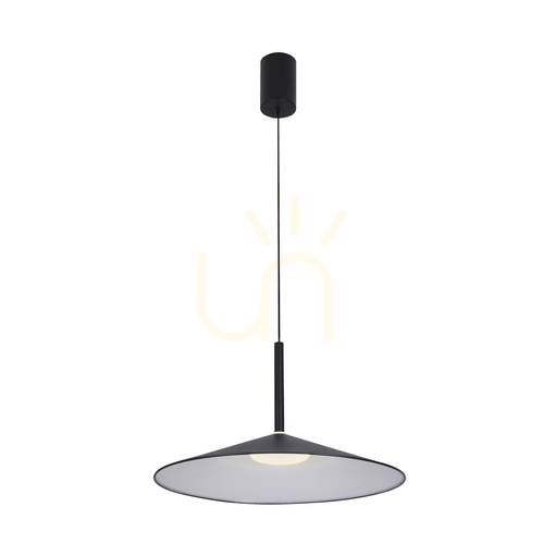 Verifica Pendant LED Italux Sardena Negru 9W 38 cm PND-01510-S-BK