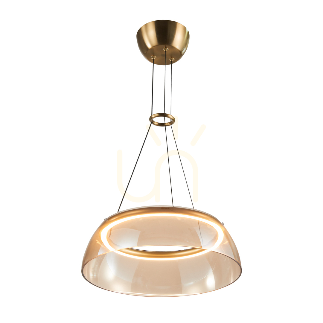 Verifica Lampă suspendată LED Italux Torpe chihlimbar aurie 40 cm PND-24030-1-GD Lampă suspendată LED Italux Torpe chihlimbar aurie 40 cm PND-24030-1-GD