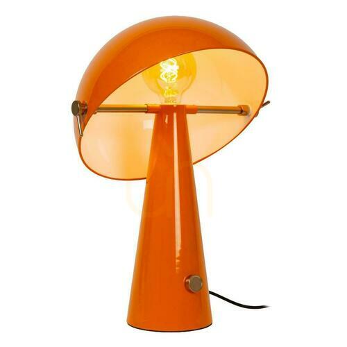 Verifica Lampă de masă Lucide BARONE portocalie din metal, retro, E27, 38 cm, 65502/52/53