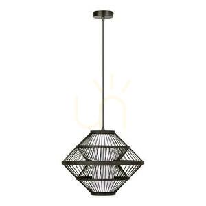 Lampă suspendată Lucide Pasquino neagră Japandi 40 cm 21445/40/30 small 2