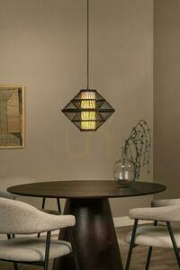 Lampă suspendată Lucide Pasquino neagră Japandi 40 cm 21445/40/30 small 4