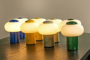 Lampă de masă Lucide GUSTAV LED albastră cu USB 44520/01/35 small 6