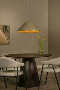 Lampă suspendată Lucide ANDRES bej metal retro 56 cm 65405/56/41 small 4