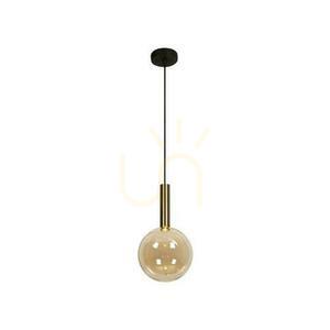 Lampă suspendată Lucide JOSIANE cupru negru sticlă metal 18 cm 21441/01/62 small 0