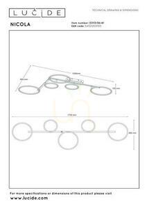 Plafon LED Lucide Nicola bej 37W 1600 lm 49 cm 53113/36/41 small 8