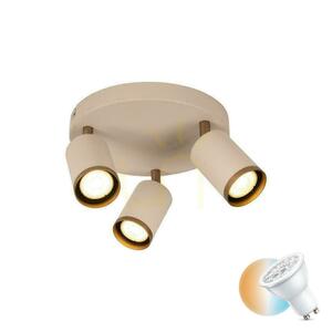 Plafonieră exterior Lucide Regina bej 3x GU10 aluminiu 21 cm 53914/13/41 small 0