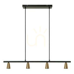 Pendul Lucide TIANA 4xGU10 bej-negru metal, 95 cm, modern 65401/04/05 small 2