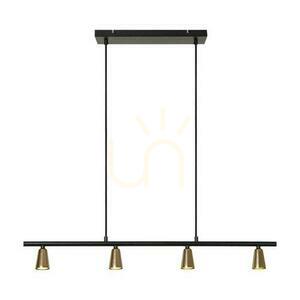 Pendul Lucide TIANA 4xGU10 bej-negru metal, 95 cm, modern 65401/04/05 small 0
