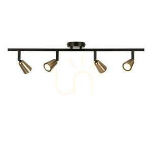 Plafonieră exterior Lucide TIANA bej negru metal 4x GU10 65901/04/05 small 1