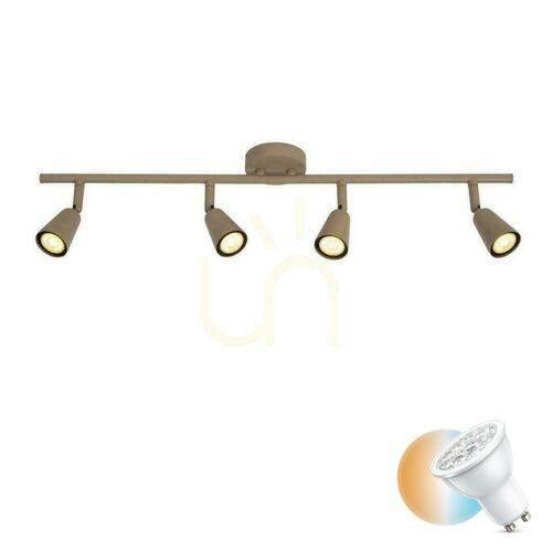 Verifica Spot de tavan Lucide TIANA taupe metal 4xGU10 76 cm 65901/04/41