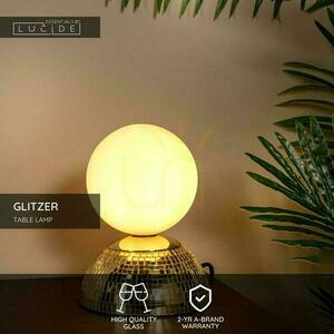Lampă de masă Lucide Glitzer aurie sticlă metal G9 14 cm 10527/01/10 small 3