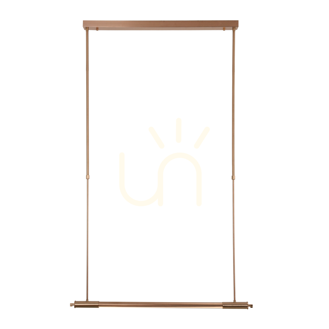 Lampa suspendată Max Light Flusore P0659D cupru periat LED 12W 3000K