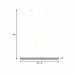 Lampa suspendata Max Light LOVE crom LED 37W 3000K P0647 small 1