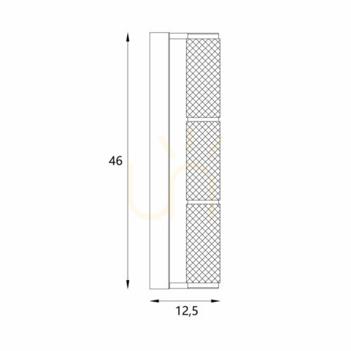 Verifica Lampă de perete Max Light LOVE LED 17W 3000K crom W0423