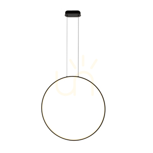 Lampă suspendată Max Light Visual 28W negru 80 cm P0654 small 0