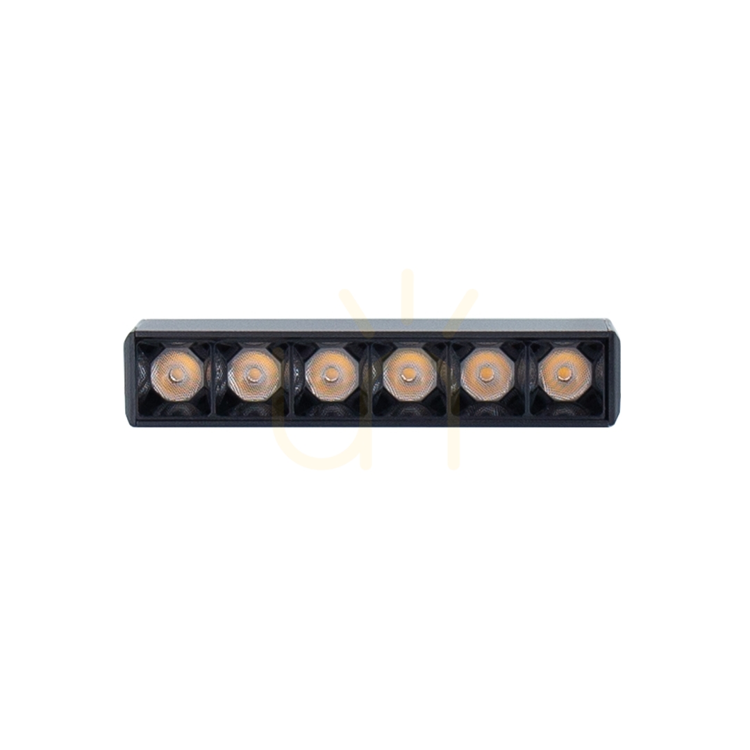 previzualizare Sistem Shift Basic Grid Xs lumină liniară 110mm 6W 3000 K negru. Sistem Shift Basic Grid Xs lumină liniară 110mm 6W 3000 K negru.