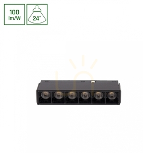 Sistem Shift Basic Grid Xs lumină liniară 110mm 6W 3000 K negru. 0 Sistem Shift Basic Grid Xs lumină liniară 110mm 6W 3000 K negru. small 0