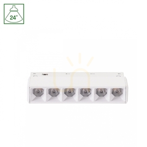Sistem Shift Basic Grid Xs Lumină liniară 110mm 6W 2700 K Alb. 1 Sistem Shift Basic Grid Xs Lumină liniară 110mm 6W 2700 K Alb. small 1