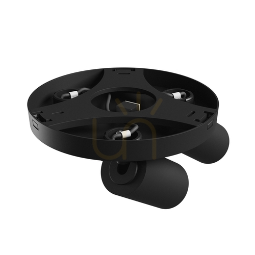 Verifica MADARA Altro Spot rotund 3x GU10 230V IP20 220 X134mm Negru