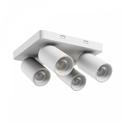 Verifica MADARA Altro Spot pătrat 4x GU10 230V IP20 220 X220 X134mm Alb
