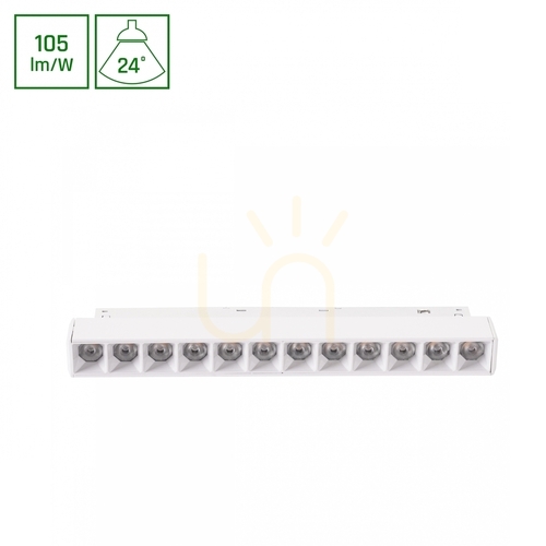 Verifica Sistem Shift Basic Grid S Corp de iluminat liniar 220mm 12W 2700 K Alb