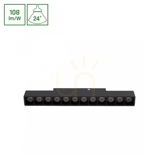 Verifica Sistem Shift Basic Grid S corp de iluminat liniar 220mm 12W 4000 K negru