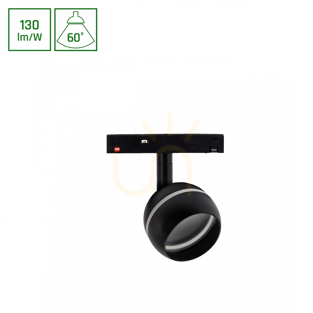 Verifica Sistem Shift Basic Globe Ring Light Fixture 90mm 10W 3000 K negru. Sistem Shift Basic Globe Ring Light Fixture 90mm 10W 3000 K negru.