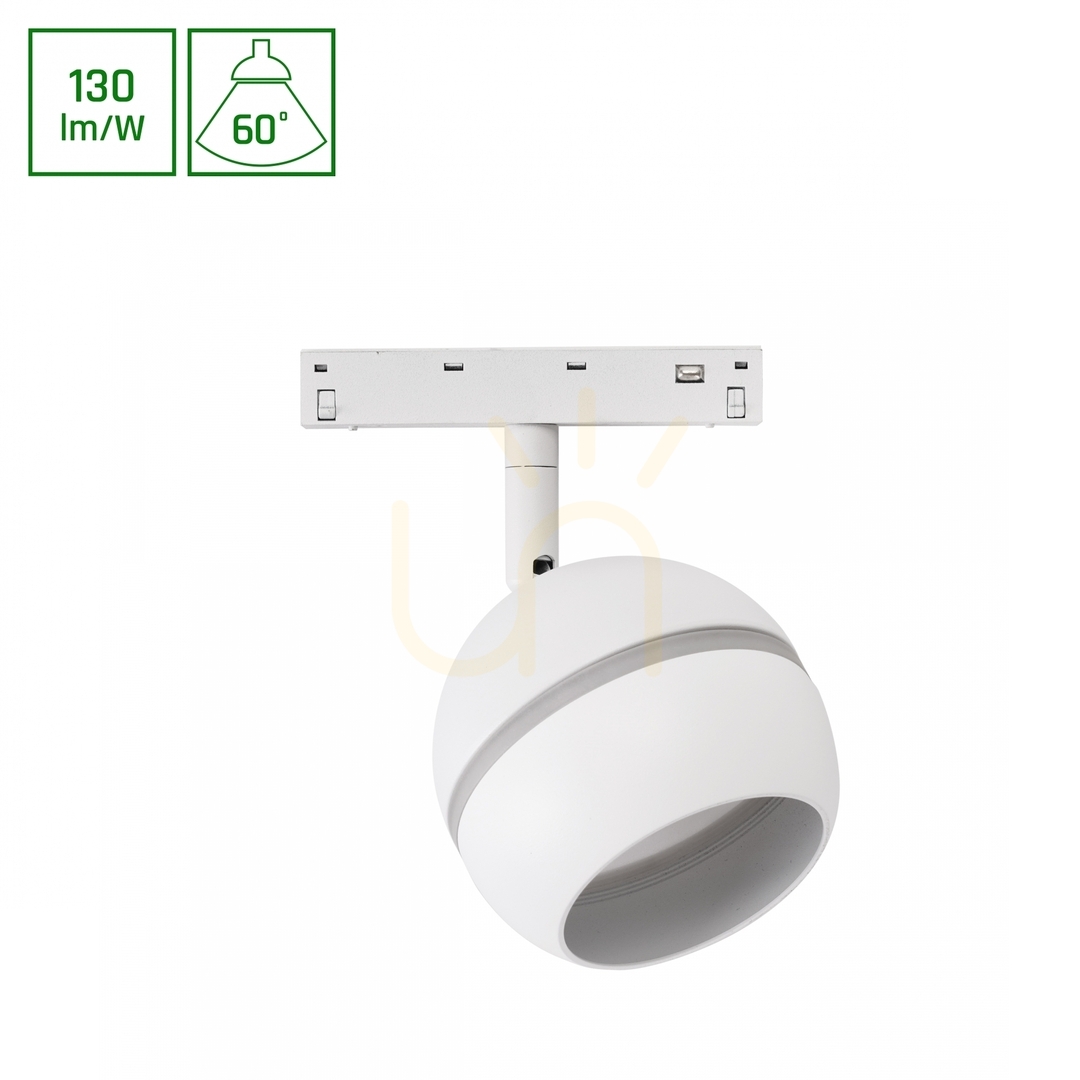 Verifica Sistem Shift Basic Globe Ring Light Fixture 90mm 10W 4000 K alb. Sistem Shift Basic Globe Ring Light Fixture 90mm 10W 4000 K alb.