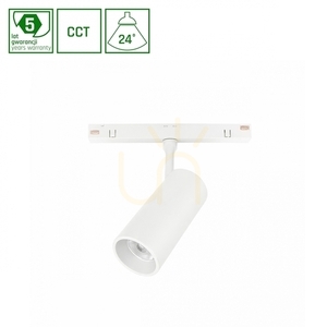 Spot pentru sistemul Busbars Shift CCT Spotm Corp de iluminat direcțional 44x100x145mm 10W 24 St White Switch Garanție de 5 ani. small 0