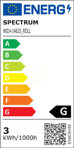 Bandă LED 2835 12V 60 4.8 W/M 336lm/M CW 8mm IP20 2 ANI Rola de 30m small 2