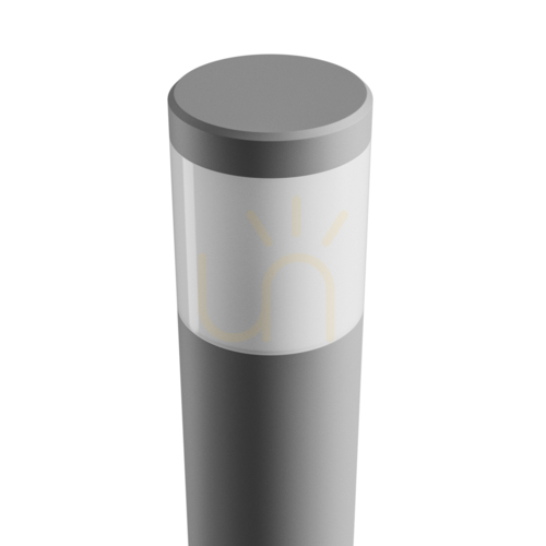 Verifica Coloana Stella GU10 6W CCT 230V 270 St IP44 Lampă de exterior în picioare Ik08 175 X722mm gri rotund.
