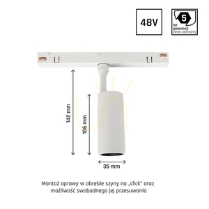 Spot pentru Busbars System Shift Smart Spot S Corp de iluminat direcțional 35x80x120mm 6W 24st Alb CCT/Dim 5 ani garanție. 5 Spot pentru Busbars System Shift Smart Spot S Corp de iluminat direcțional 35x80x120mm 6W 24st Alb CCT/Dim 5 ani garanție. small 5