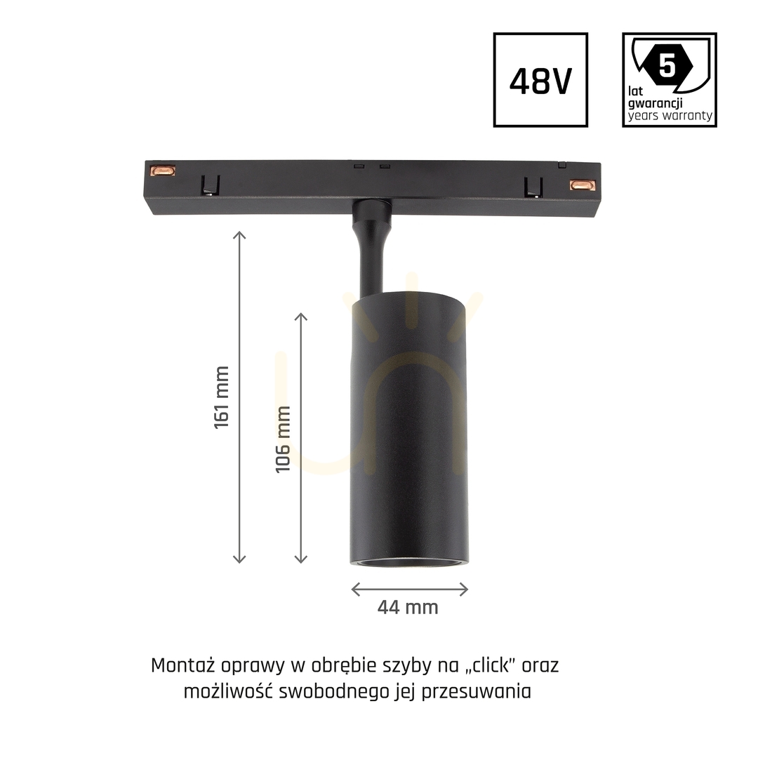 Afişa Spot pentru Busbars System Shift Smart Spotm Corp de iluminat direcțional 44x100x145mm 10W 24st Black CCT/Dim 5 ani garanție. Spot pentru Busbars System Shift Smart Spotm Corp de iluminat direcțional 44x100x145mm 10W 24st Black CCT/Dim 5 ani garanție.