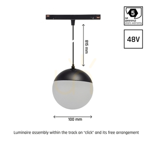 Sistem Shift Smart Globe P Suspensie Fi100 (cablu 815mm) 6W 165st negru CCT/Dim 5 ani garanție. 13 Sistem Shift Smart Globe P Suspensie Fi100 (cablu 815mm) 6W 165st negru CCT/Dim 5 ani garanție. small 13
