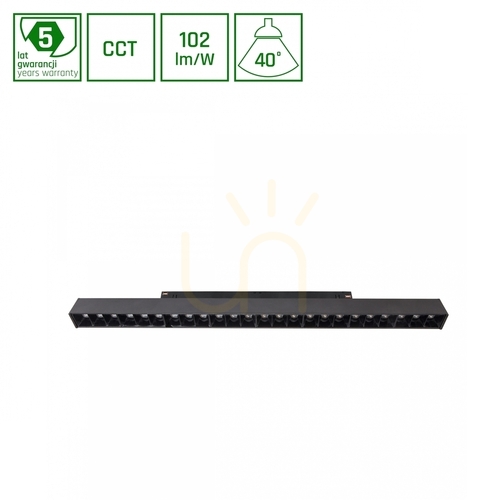 Verifica Sistem Shift Smart Grid L Linear Light 440x23x42mm 24W 40st Black CCT/Dim 5 ani garanție.