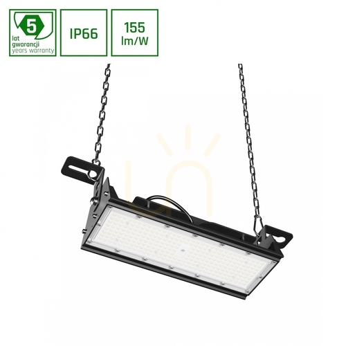 Verifica Halls Line 2 High Bay Light Bar 75W NW 230V 60 X90 St IP66 Ik10 547 X150 X130mm Negru 5 ani garanție. 0 10